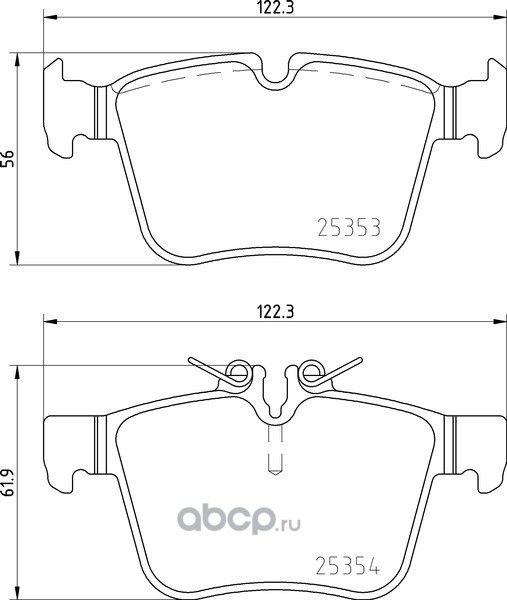 PC Pads (Textar). Артикул 2535303