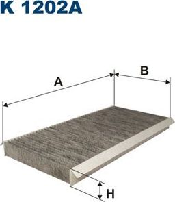 Салонный фильтр Filtron. Артикул K 1202A