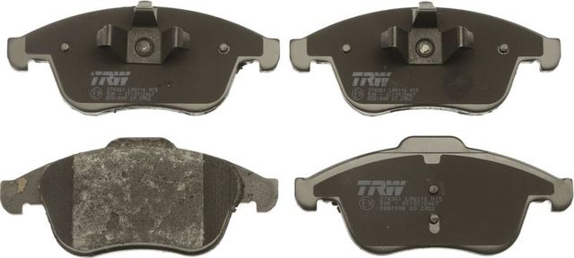 Тормозные колодки TRW COTEC передние для Renault Clio IV 2013-2019. Артикул GDB1808