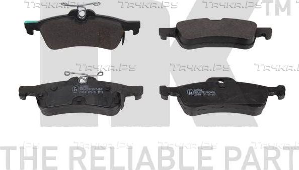 Тормозные колодки NK. Артикул 222650