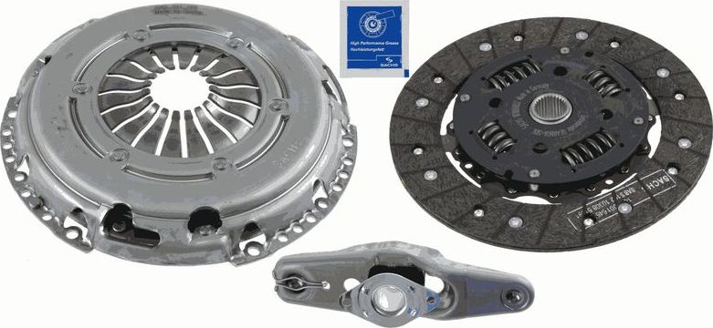 Сцепление (комплект) SACHS для Volkswagen New Beetle II (A5) 2011-2012. Артикул 3000 950 019