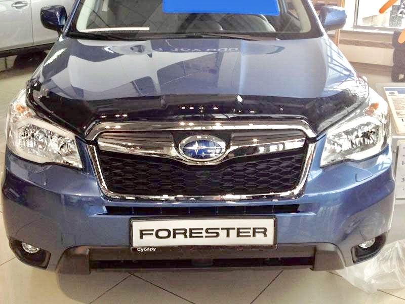 Дефлектор SIM для капота Subaru Forester IV 2013-2026. Артикул SSUFOR1312