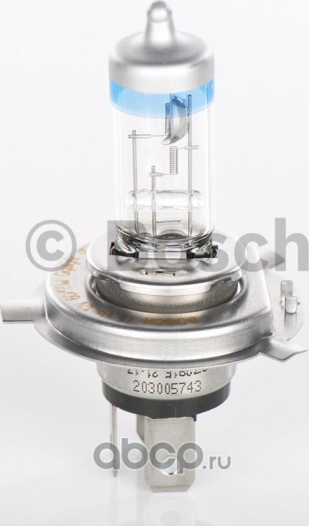 Лампа 12V H4 60/55W +150% P43t блистер (1шт.) GIGALIGHT BOSCH. Артикул 1987301136
