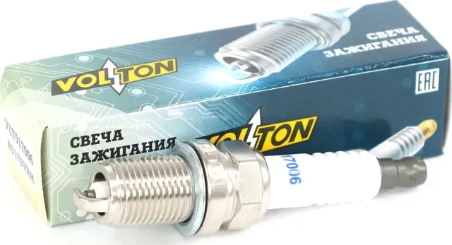 Свеча зажигания VLT517006 ВАЗ 2170, 1117, Vesta, XRAY (16 кл.) (к-т 4 шт.) VOLT (Volton). Артикул VLT517006