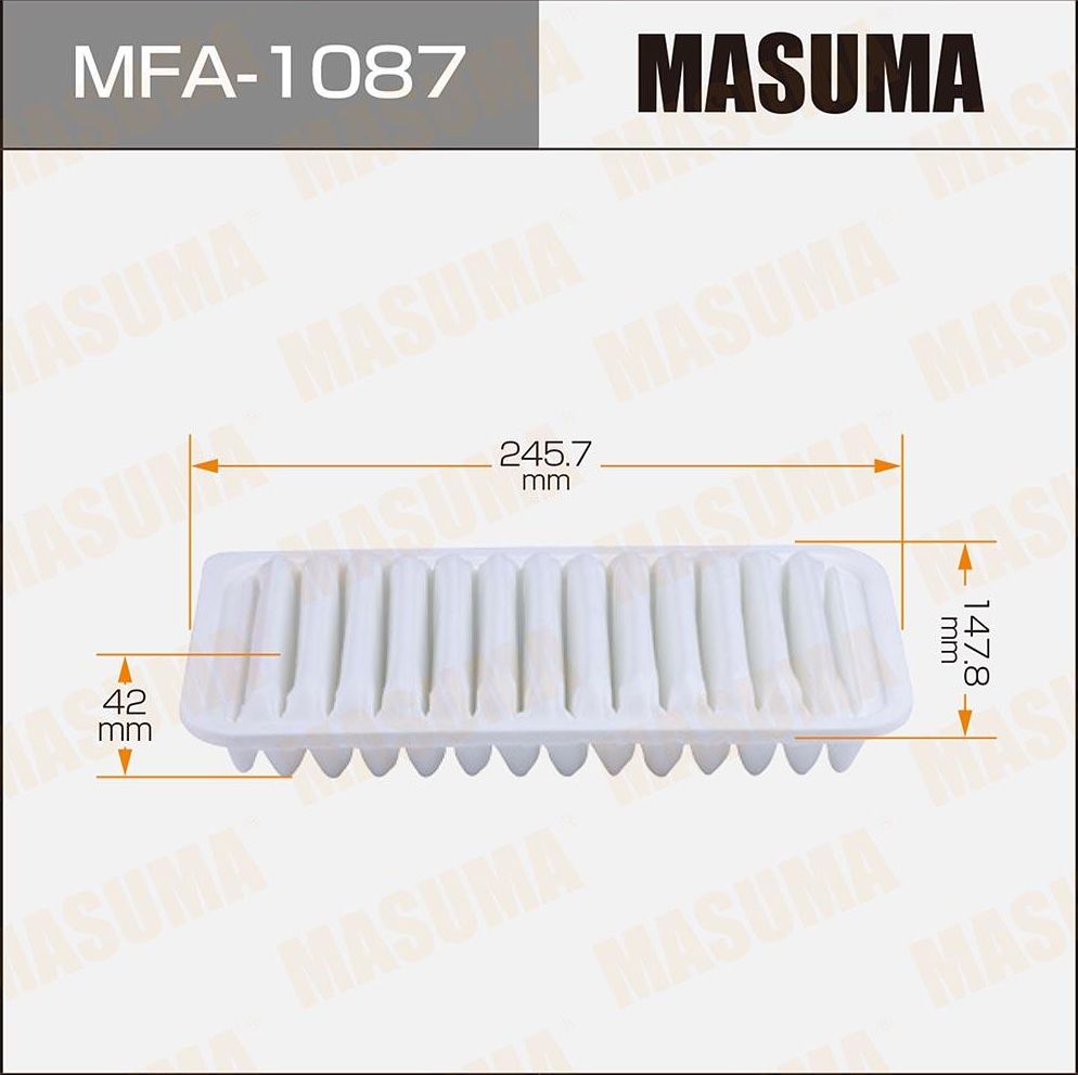 Воздушный фильтр Masuma. Артикул MFA-1087