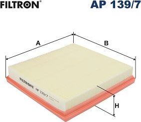 Воздушный фильтр Filtron для Volkswagen Golf VII 2014-2024. Артикул AP 139/7
