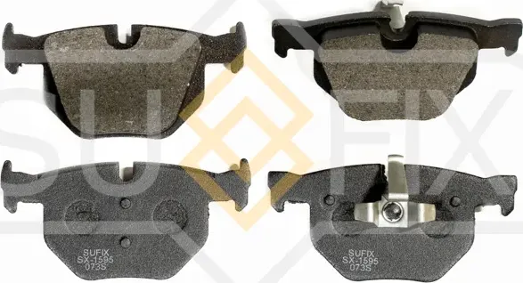 Колодки тормозные дисковые | зад прав/лев | (Sufix). Артикул SX-1595