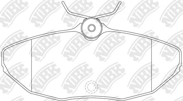 Тормозные колодки NiBK. Артикул PN0146