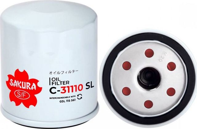 Масляный фильтр Sakura для Volkswagen Multivan T6 2015-2026. Артикул C-31110-SL