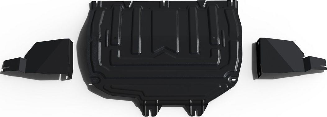 Защита АвтоБроня для картера, КПП, пыльников левого и правого (увеличенная) Exeed LX 2022-2026. Артикул 111.00921.2