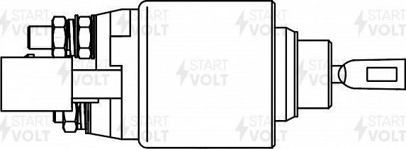 Втягивающее реле стартера StartVOLT для Audi A3 III (8V) 2012-2026. Артикул VSR 1808