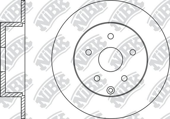 Тормозной диск NiBK. Артикул RN1440