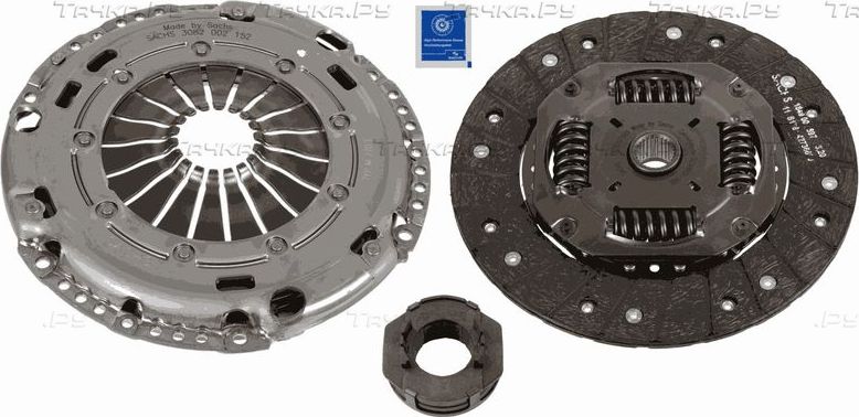 Сцепление (комплект) SACHS XTend для Volkswagen Touran II 2010-2015. Артикул 3000 970 082