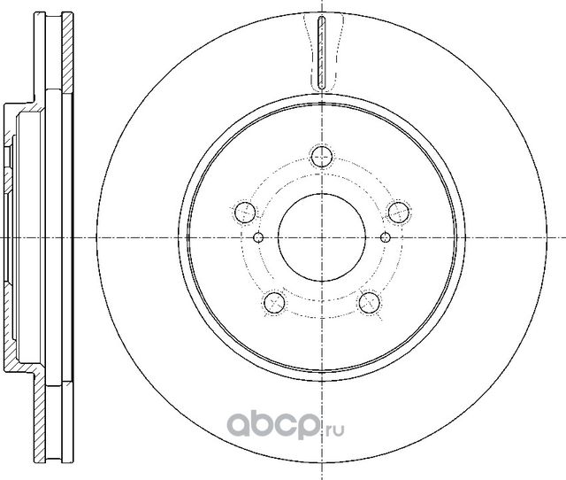 Диск тормозной (G-Brake). Артикул GR20418