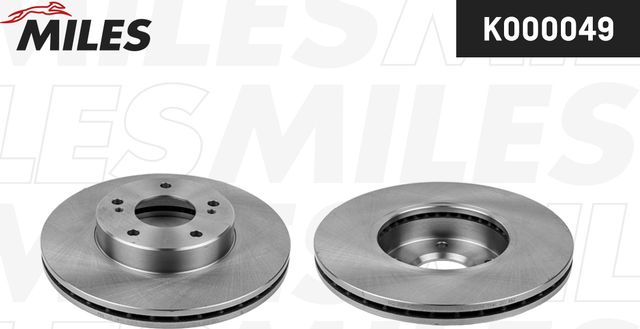 Тормозной диск Miles передний для Nissan Maxima A32 1995-2000. Артикул K000049