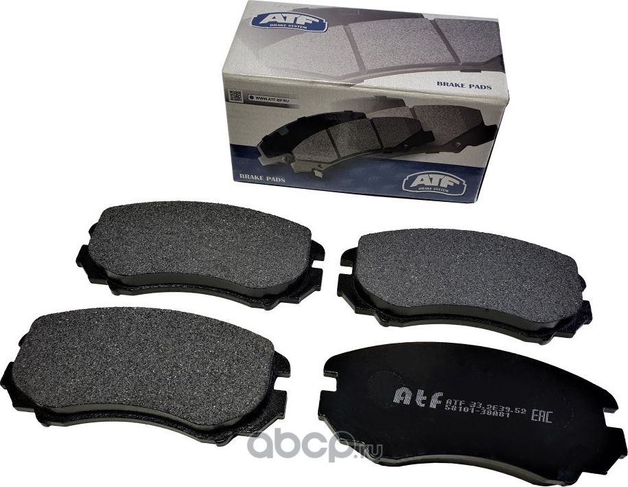 Колодки тормозные передние (ТагАЗ) (ATF). Артикул 332E3952
