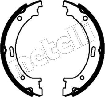 Тормозные колодки (стояночная тормозная система) Metelli. Артикул 53-0709