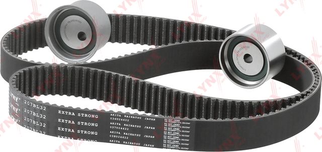 Ремень ГРМ с роликами (комплект) LYNXauto для Hyundai Santa Fe I 2001-2006. Артикул PK-1228