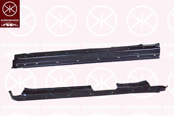 Пороги Klokkerholm левый для Mitsubishi Galant VIII 1996-2004. Артикул 3726011