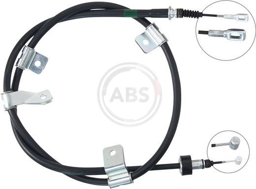 Трос ручника (тросик ручного тормоза) ABS. Артикул K17504