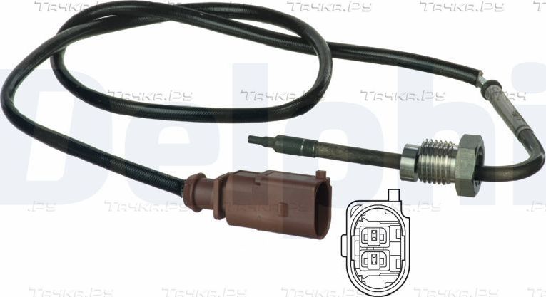 Датчик температуры выхлопных газов Delphi для Volkswagen Multivan T6 2015-2026. Артикул TS30040