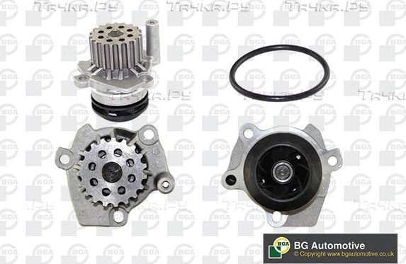 Помпа (водяной насос) BGA для Volkswagen Touran II 2010-2015. Артикул CP3816