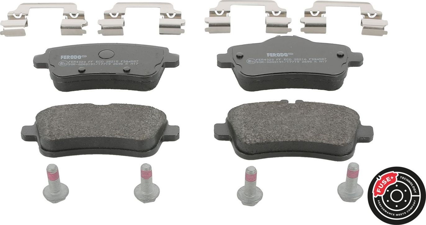 Тормозные колодки Ferodo FUSE+ Technology. Артикул FDB4587