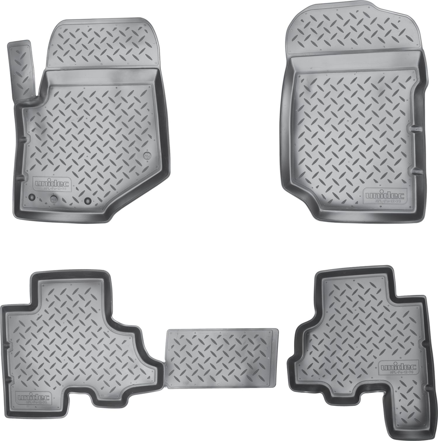 Коврики Норпласт для салона Chevrolet TrailBlazer I 2006-2010. Артикул NPL-Po-12-70