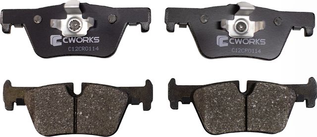 Колодки тормозные задние (Low Metallic) (Cworks). Артикул C12CR0114