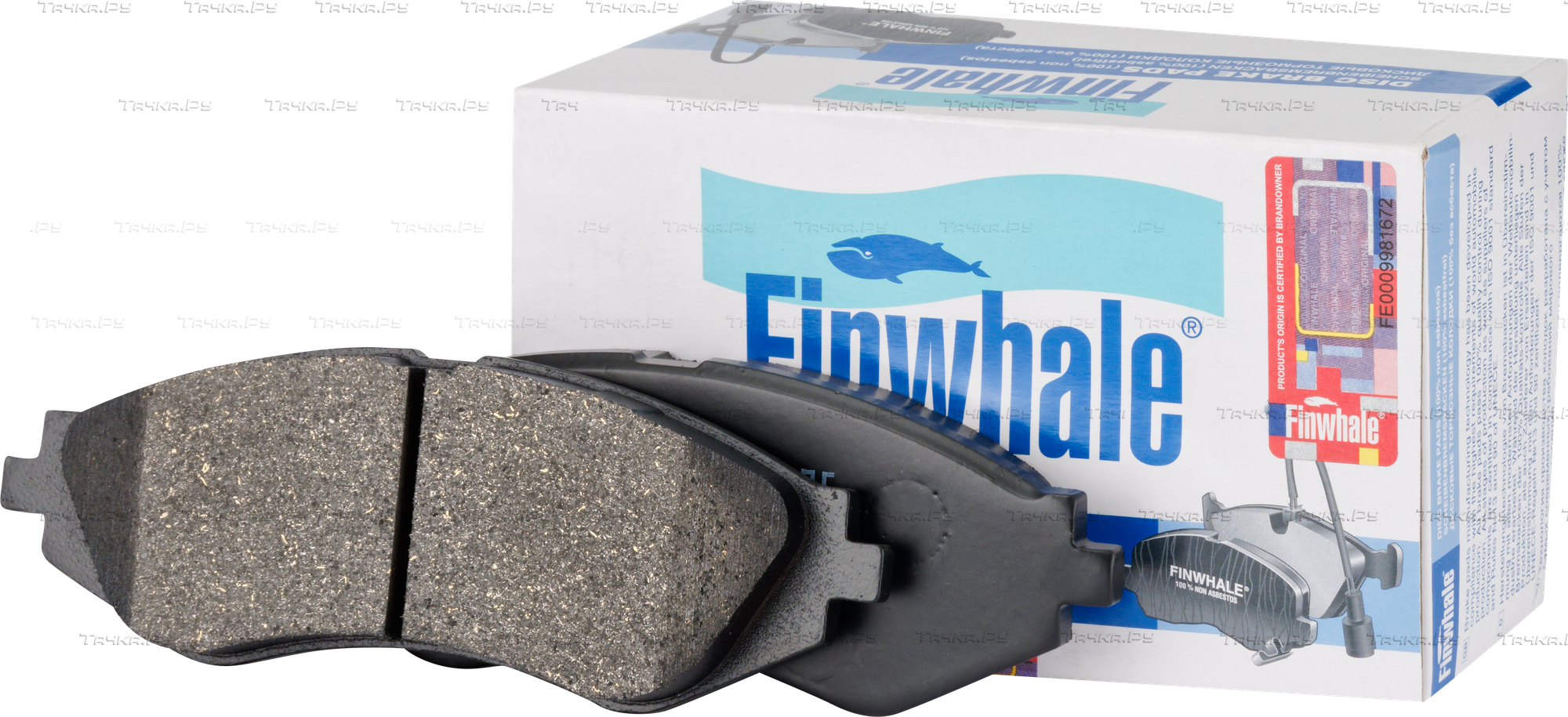 Тормозные колодки Finwhale передние для Daewoo Nubira III 2003-2004. Артикул V435