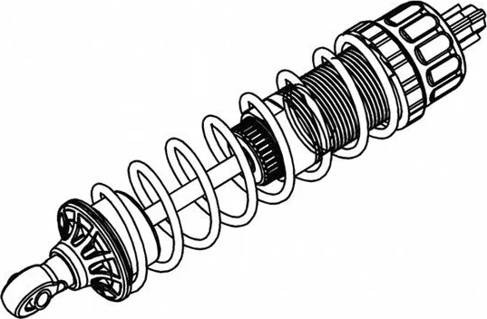 Амортизатор Patron передний правый для BMW 7 IV (E65/E66) 2001-2008. Артикул PSA311770