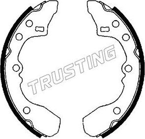 Тормозные колодки Trusting. Артикул 049.128