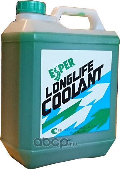 Жидкость охлаждающая 4л., зеленая, концентрат (Esper). Артикул LLCJIS4GP