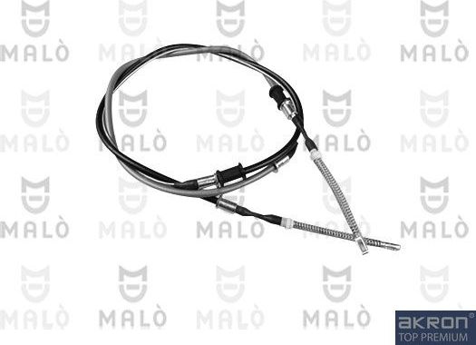 Трос ручника (тросик ручного тормоза) Malò. Артикул 21593