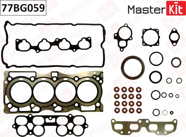 77BG059 Полный комплект прокладок ДВС Nissan X-TRAIL(T30) QR25DE 01-13 (Master KIT). Артикул 77bg059