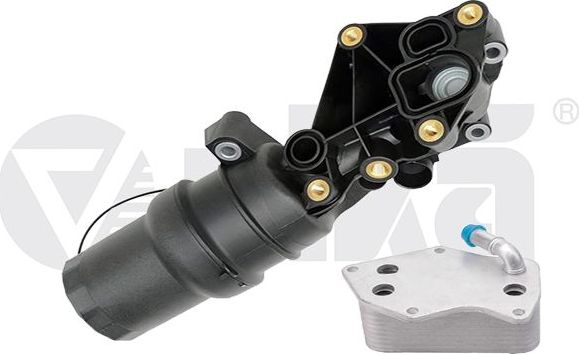 Радиатор масляный (маслоохладитель) для двигателя Vika (алюминий) для Volkswagen New Beetle I (A4) 2005-2010. Артикул 11151795101