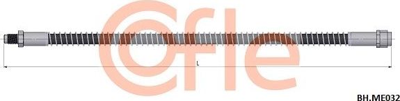 Тормозной шланг Cofle задний правый/левый для Mercedes-Benz S-Класс V (W221) 2005-2013. Артикул 92.BH.ME032