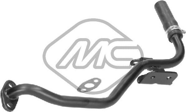 Патрубок радиатора (системы охлаждения) Metalcaucho для Fiat 500 II 2007-2026. Артикул 03215