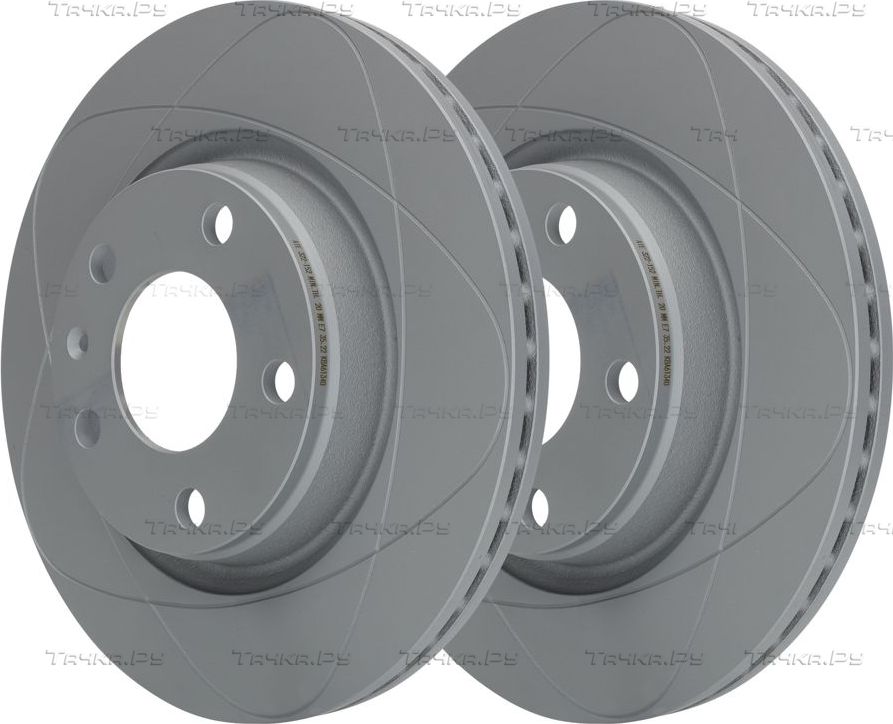Тормозной диск ATE PowerDisc передний для Audi A4 III (B7) 2004-2009. Артикул 24.0322-0152.1
