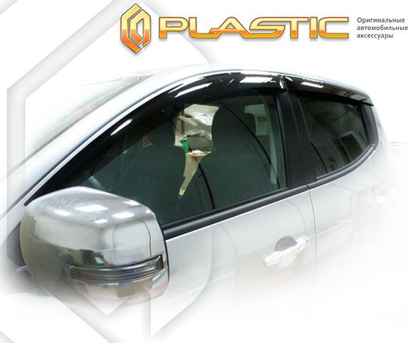 Дефлекторы СА Пластик для окон (Classic полупрозрачный) Mitsubishi L200 V 2019-2026. Артикул 2010030314532