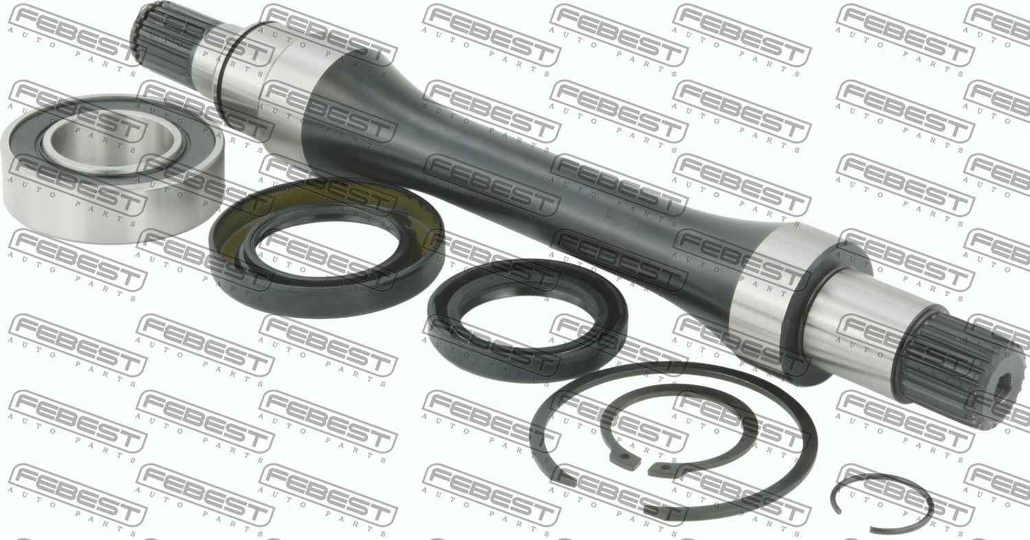 Полуось (привод в сборе, приводной вал) Febest. Артикул 0712-RM413RH