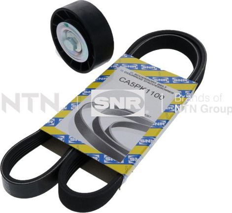 Приводной ремень поликлиновой с роликами (комплект) NTN / SNR. Артикул KA858.10