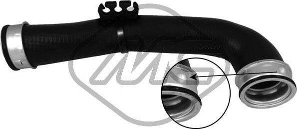 Патрубок интеркулера Metalcaucho. Артикул 09413