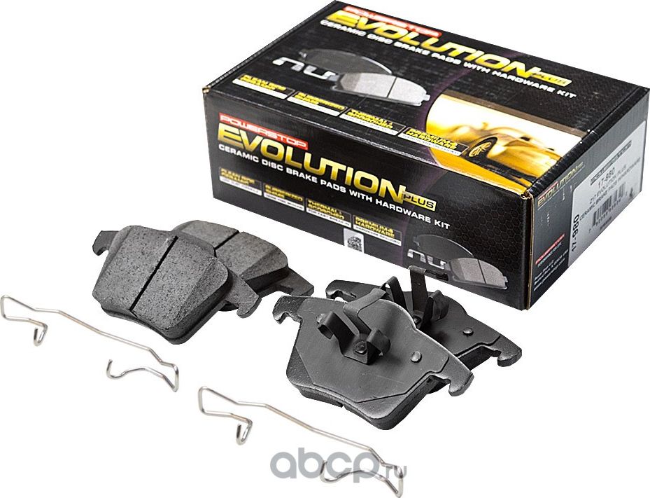 Задние керамические колодки Evolution PLUS Z17 PowerStop 17-980 Powerstop. Артикул 17980