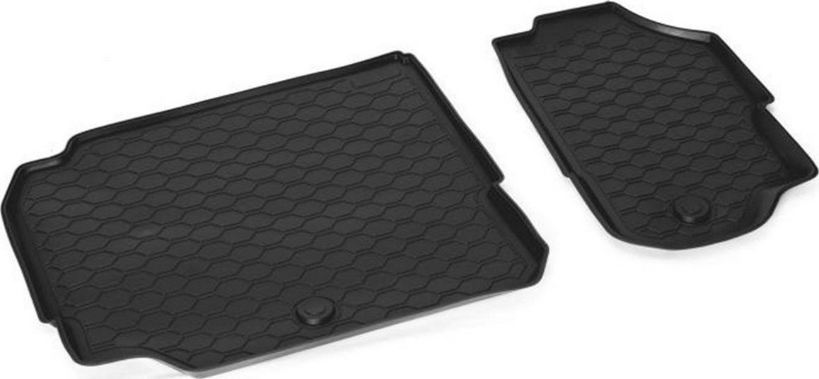 Коврики Rival для салона (3-й ряд) Skoda Kodiaq (7 мест) 2017-2026. Артикул 15105004