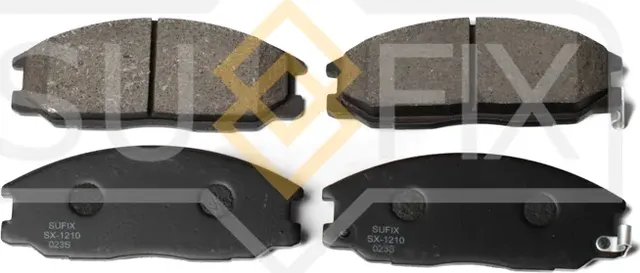 Колодки тормозные дисковые | перед прав/лев | (Sufix). Артикул SX-1210