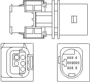 Лямбда-зонд (кислородный датчик) Magneti Marelli. Артикул 466016355168