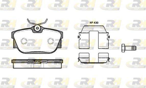Тормозные колодки RoadHouse. Артикул 2767.10