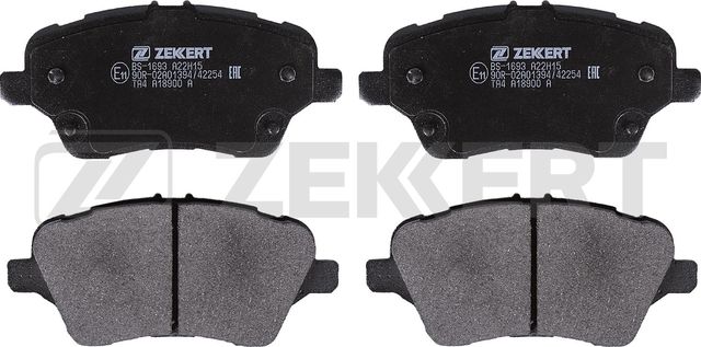 Тормозные колодки Zekkert. Артикул BS-1693