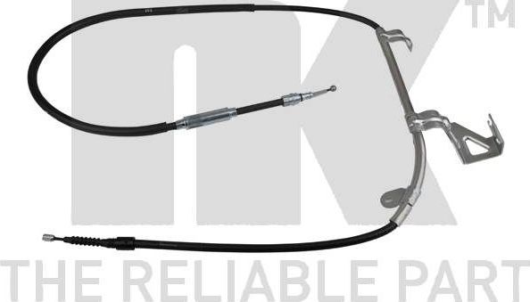 Трос ручника (тросик ручного тормоза) NK. Артикул 904793